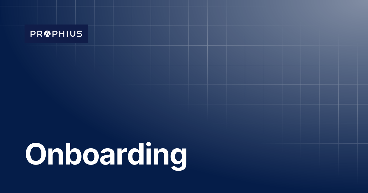 Onboarding | Documentation